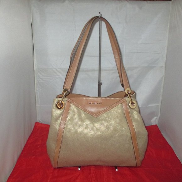 michael kors raven pocket shoulder tote